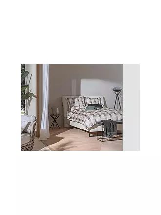 JOOP | Satin Bettwäsche MESH 70x90cm/140x220cm Stone | 